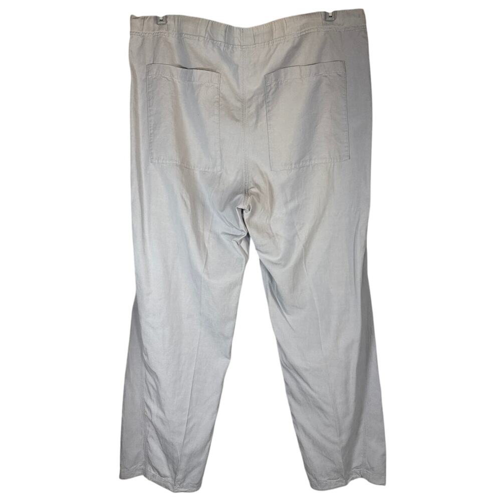 Cos Wide Leg Linen Drawstring Pants Womens Large Pull On Casual Lightweight - Picture 4 of 6